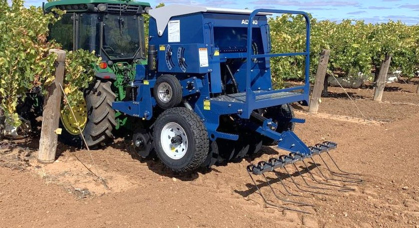 AD140 with Harrows are a great option for viticulture