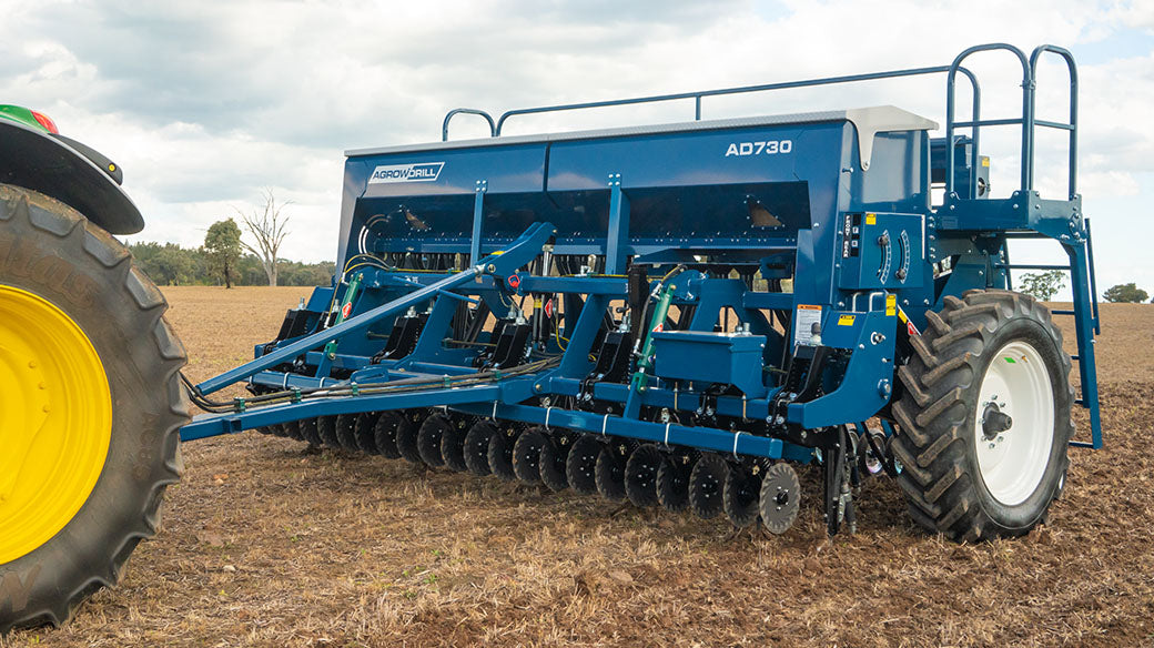 Agrowdrill AD730 Direct Drill with coulters