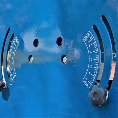Recommended restrictor and gate settings