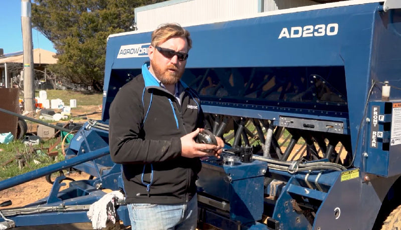 How to perform a clutch update on the Agrowdrill AD230