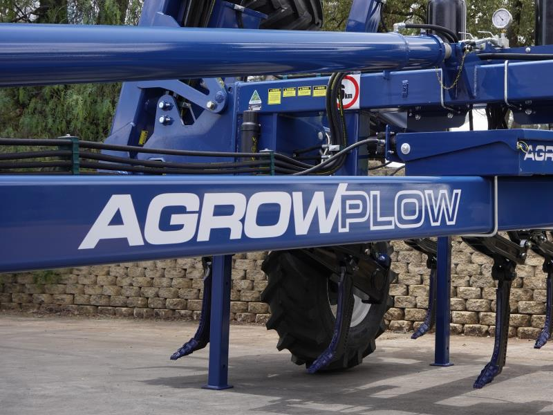 Agrowplow decal on plough
