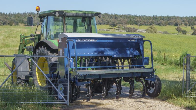 Agrowdrill AD083 direct drill 18 row 150mm spacings