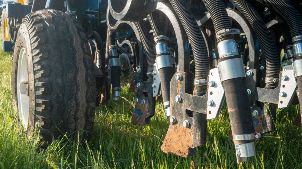 Seed drill undercarriage 425 baker boot