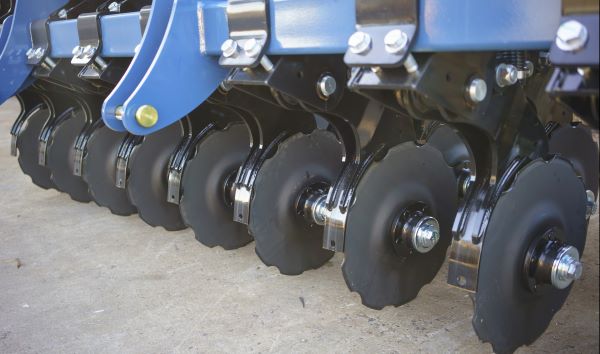 Double Disc undercarriage on an Agrowdrill seeder