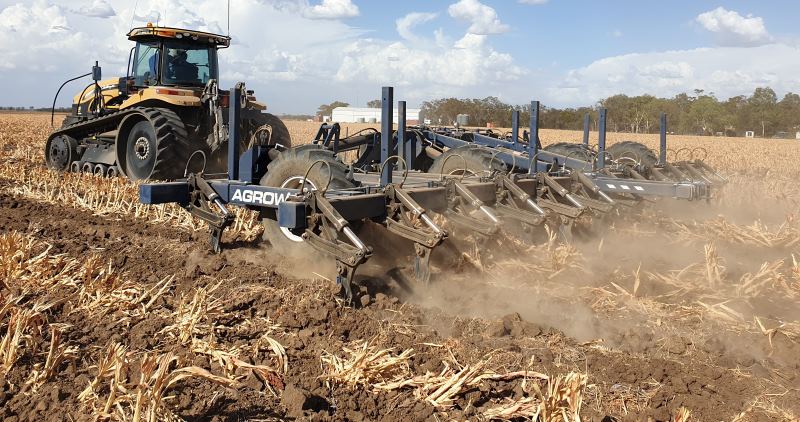 AP81 ripping through field with surface cover