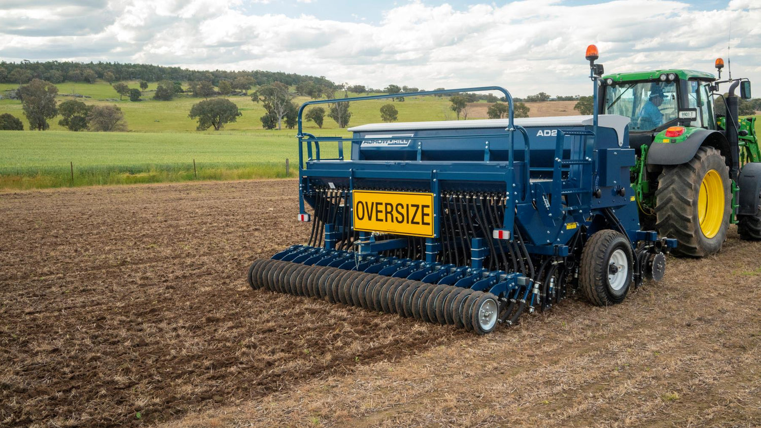 AD240 Agrowdrill with coulters presswheels and small seed box