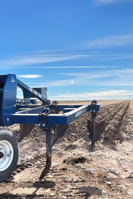 Cotton Plough with Furrowers