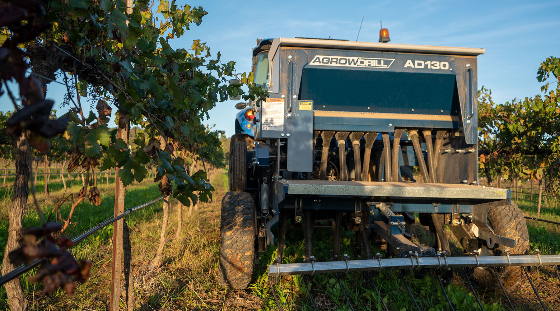 Agrowdrill AD130 Vineyard Seeder