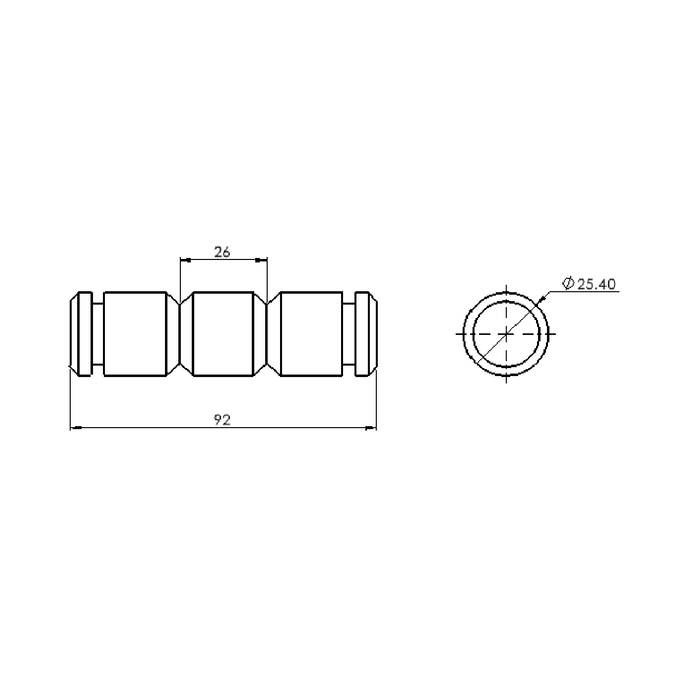 #8 Shearpin & Clips - 92mm long