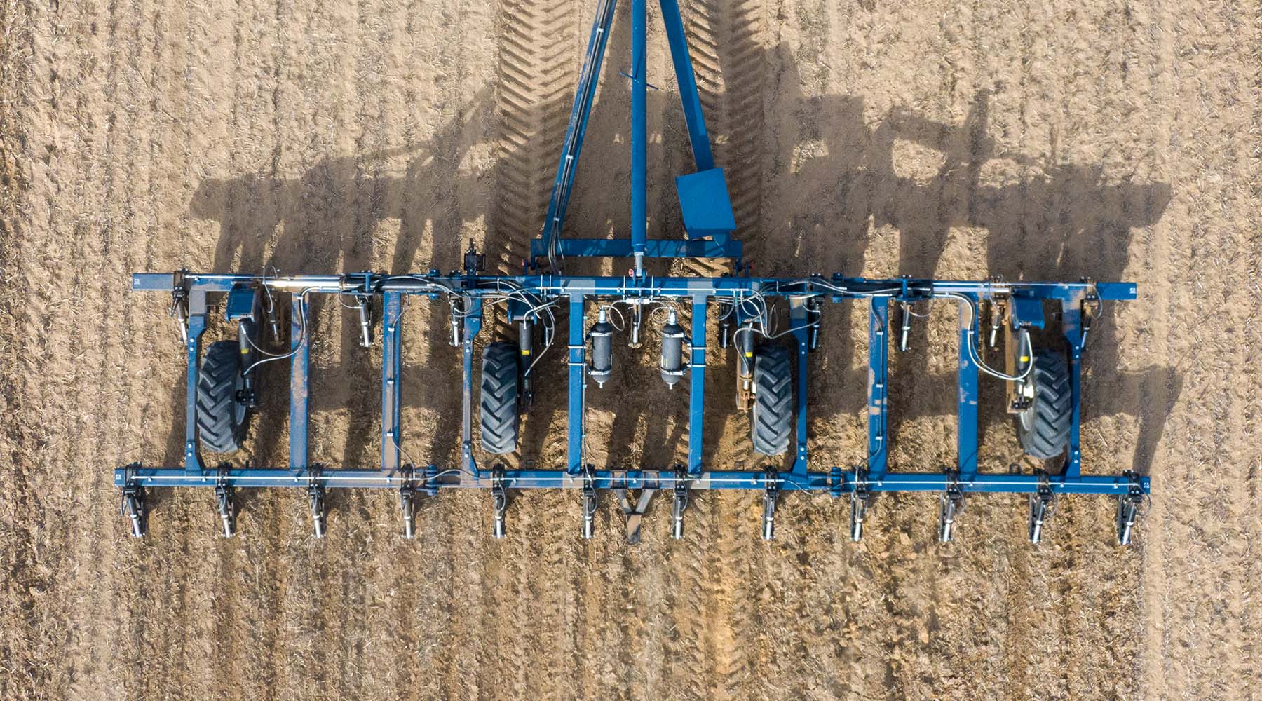 Aerial view of Agrowplow AP81 ripper