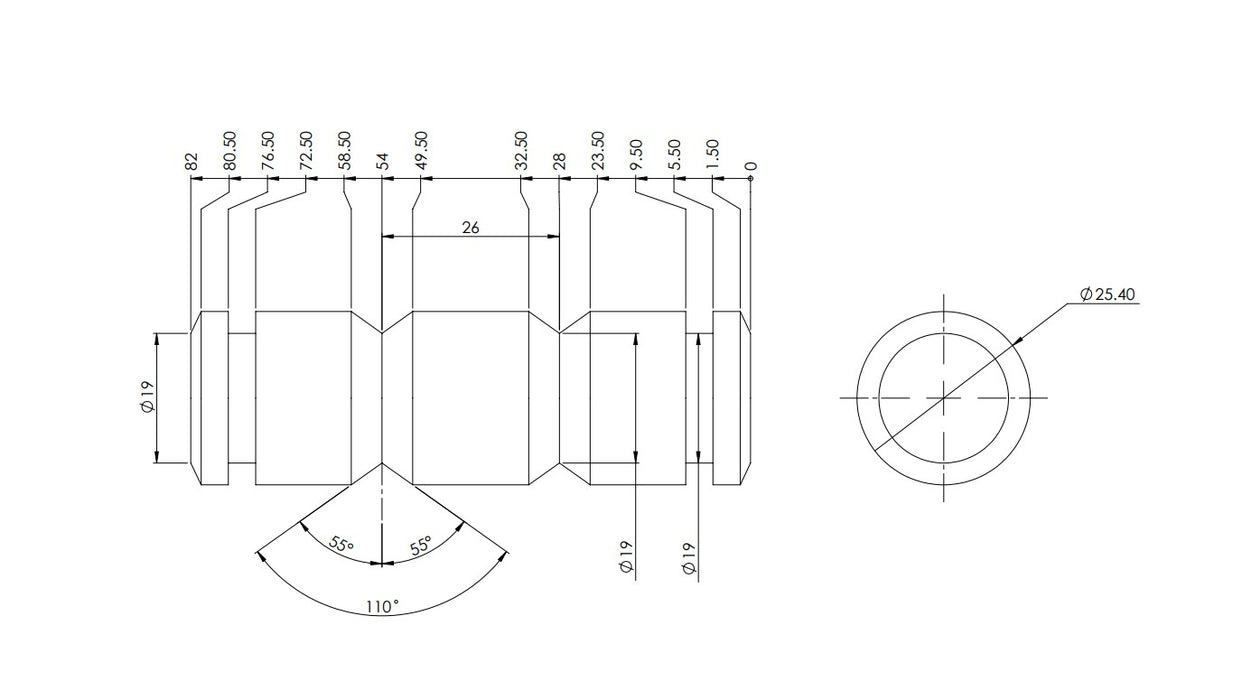 #8 SHEARPIN & CLIPS, 82mm LONG