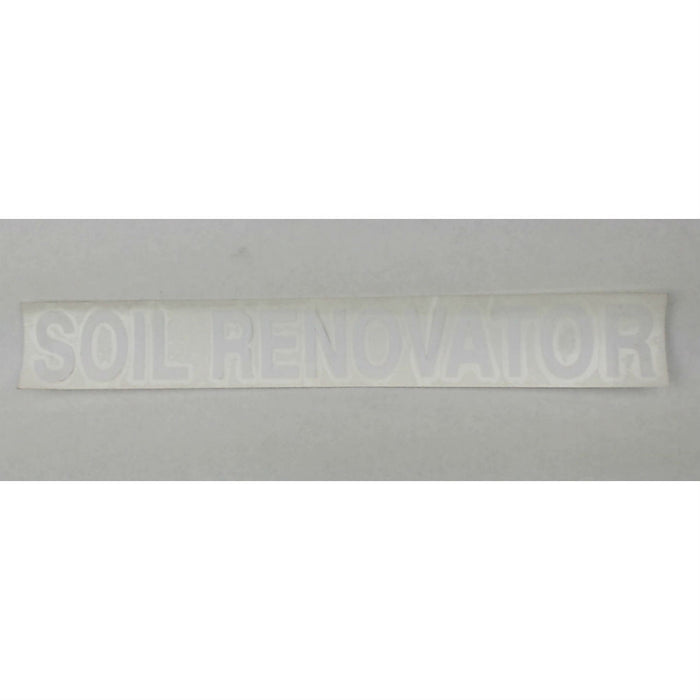 Decal Soil Renovator