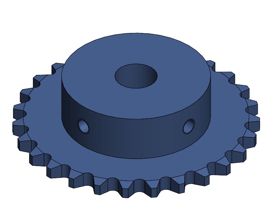 Sprocket Simplex 08B 27T 20mm