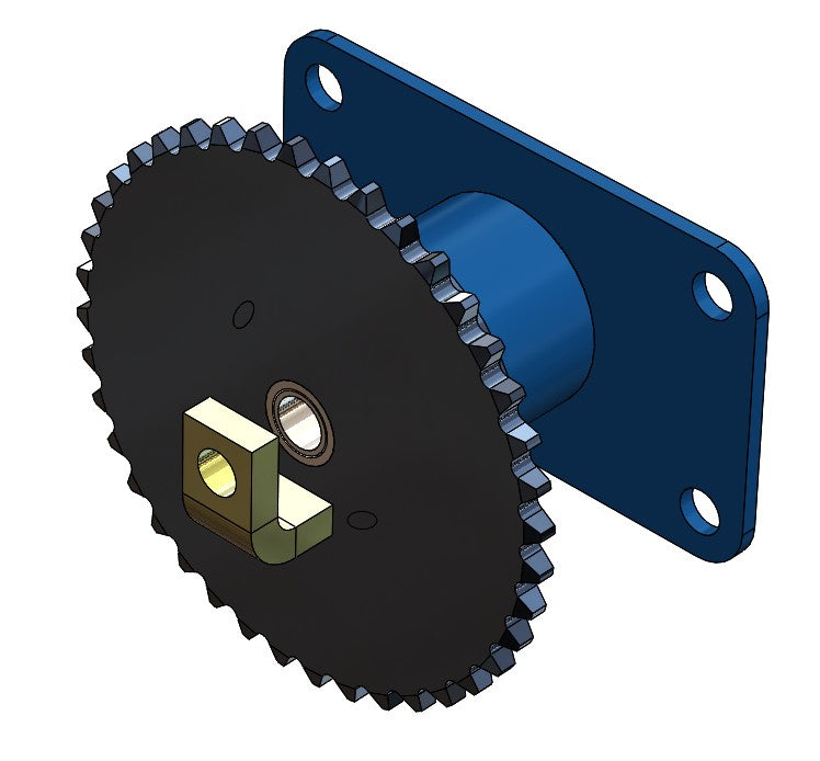 SMALL SEED BOX DRIVE ASSEMBLY 40 TOOTH SPROCKET